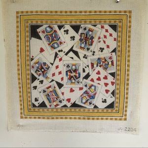 Playing Cards needlepoint